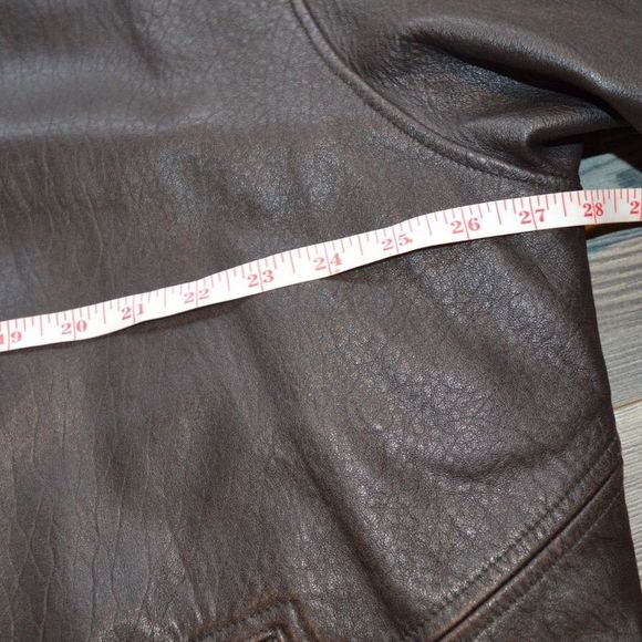 Saxony Collection Genuine Leather 2XT BIG Super Soft Bomber Jacket - Picture 3 of 12